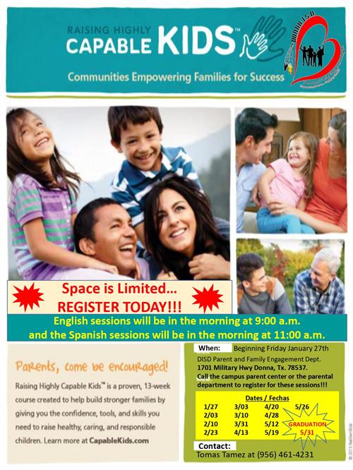 Raising Highly Capable Kids Flyer